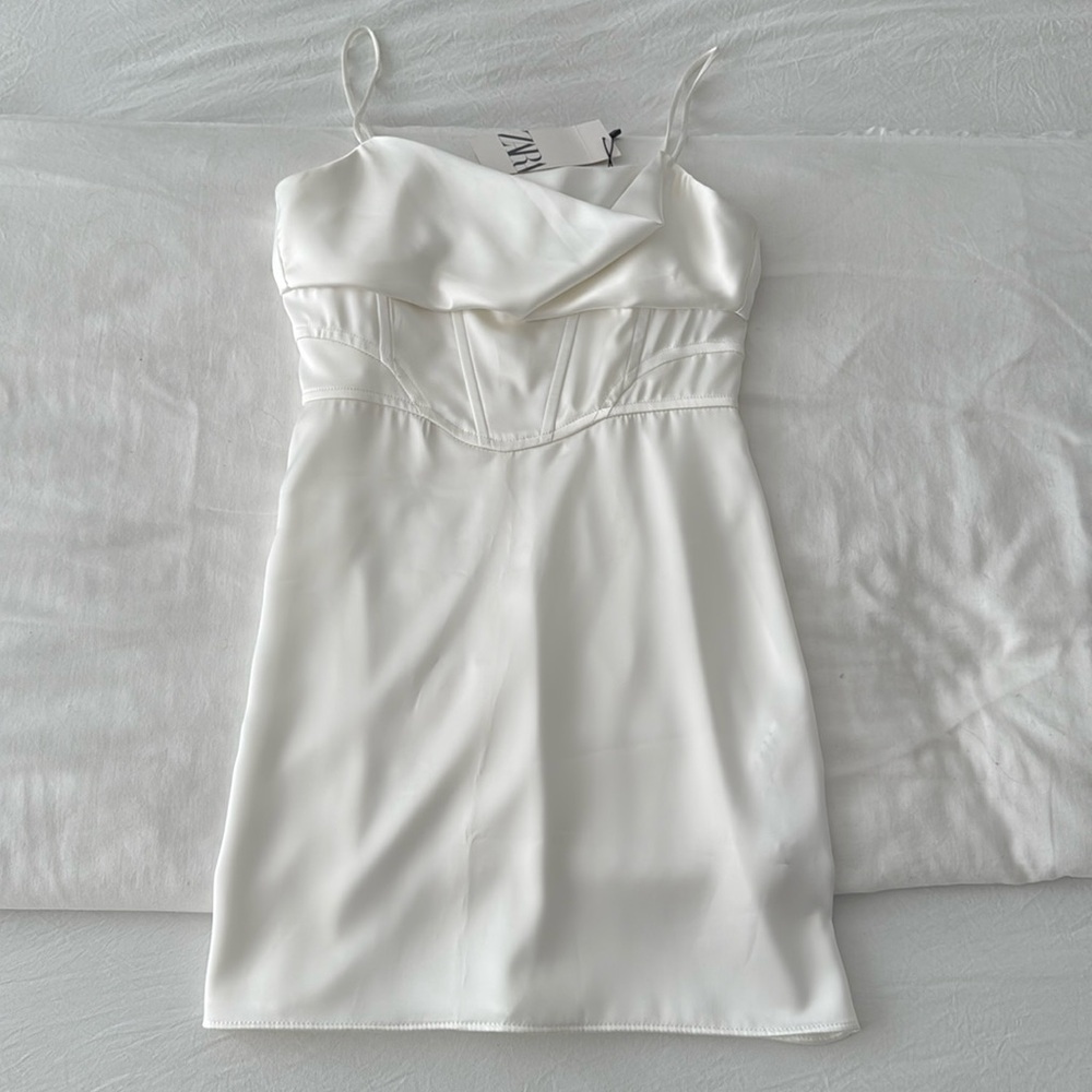 Zara White Mini Dress